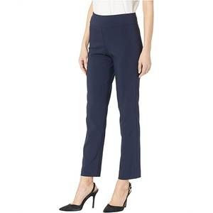 NEW KRAZY LARRY pull-on ankle pant in navy